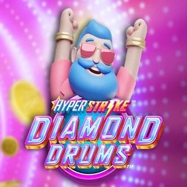 Hyper Strike Diamond Drums slot visual from Gameburger Studios available on icecasinobulgaria.com