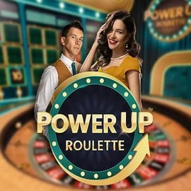 PowerUP Roulette online game logo by Pragmatic Play on icecasinobulgaria.com