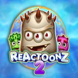 Reactoonz 2 by Play'n GO, showcased at icecasinobulgaria.com – game logo